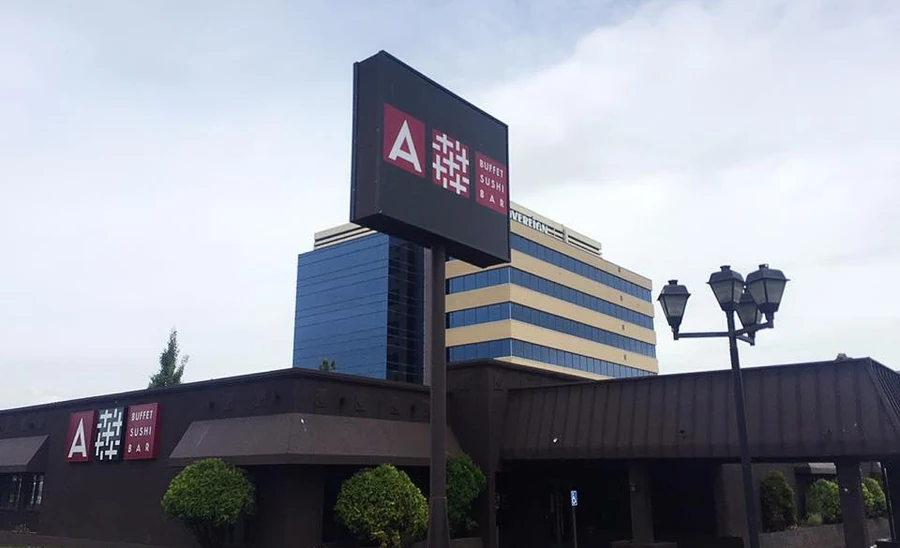A+ Buffet Sushi & Bar restaurant at 6712 Macleod Trail SE, Calgary, across from Chinook Centre